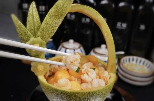 明星吃哈密瓜炒虾仁视频